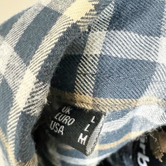 Barbour Mens Coll Thermo Shirt Button Down Inky Blue Regular Fit US Medium - Picture 8 of 9